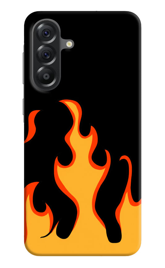 Fired Up – Black Samsung A56 5G Hard Case Back Cover by Casekaro