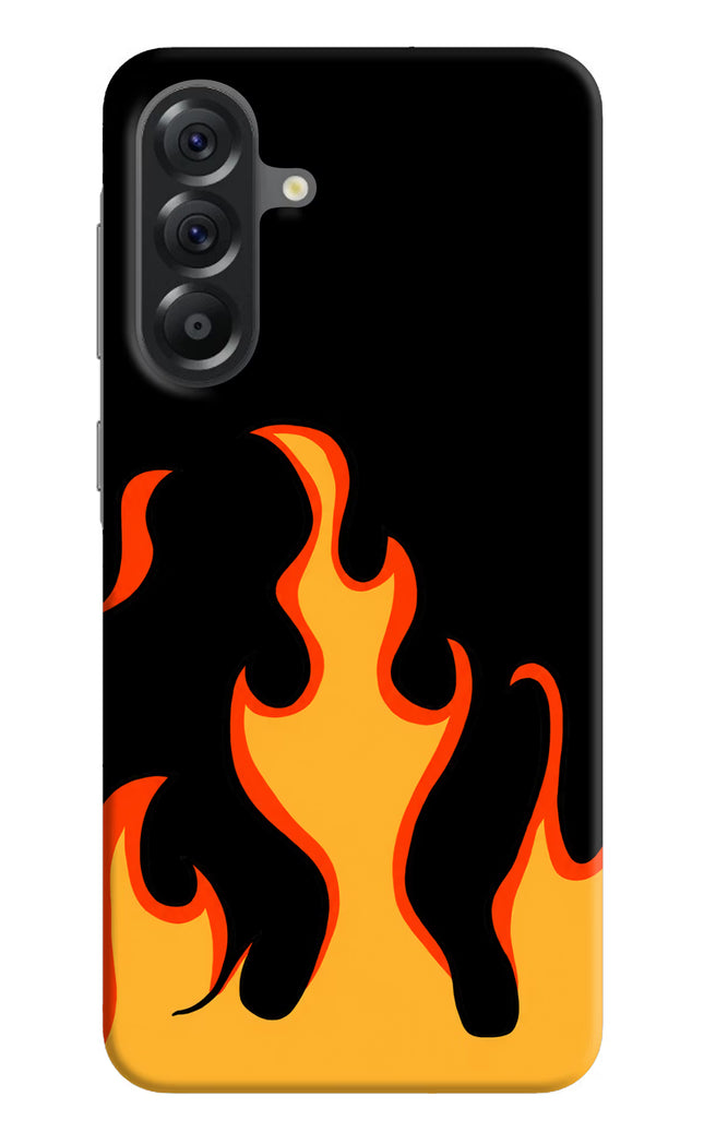 Fired Up – Black Samsung A56 5G Hard Case Back Cover by Casekaro