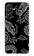 Twin Dragons Samsung A56 5G Hard Case Back Cover by Casekaro