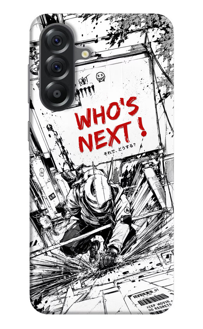 Who's Next Samsung A56 5G Hard Case Back Cover by Casekaro