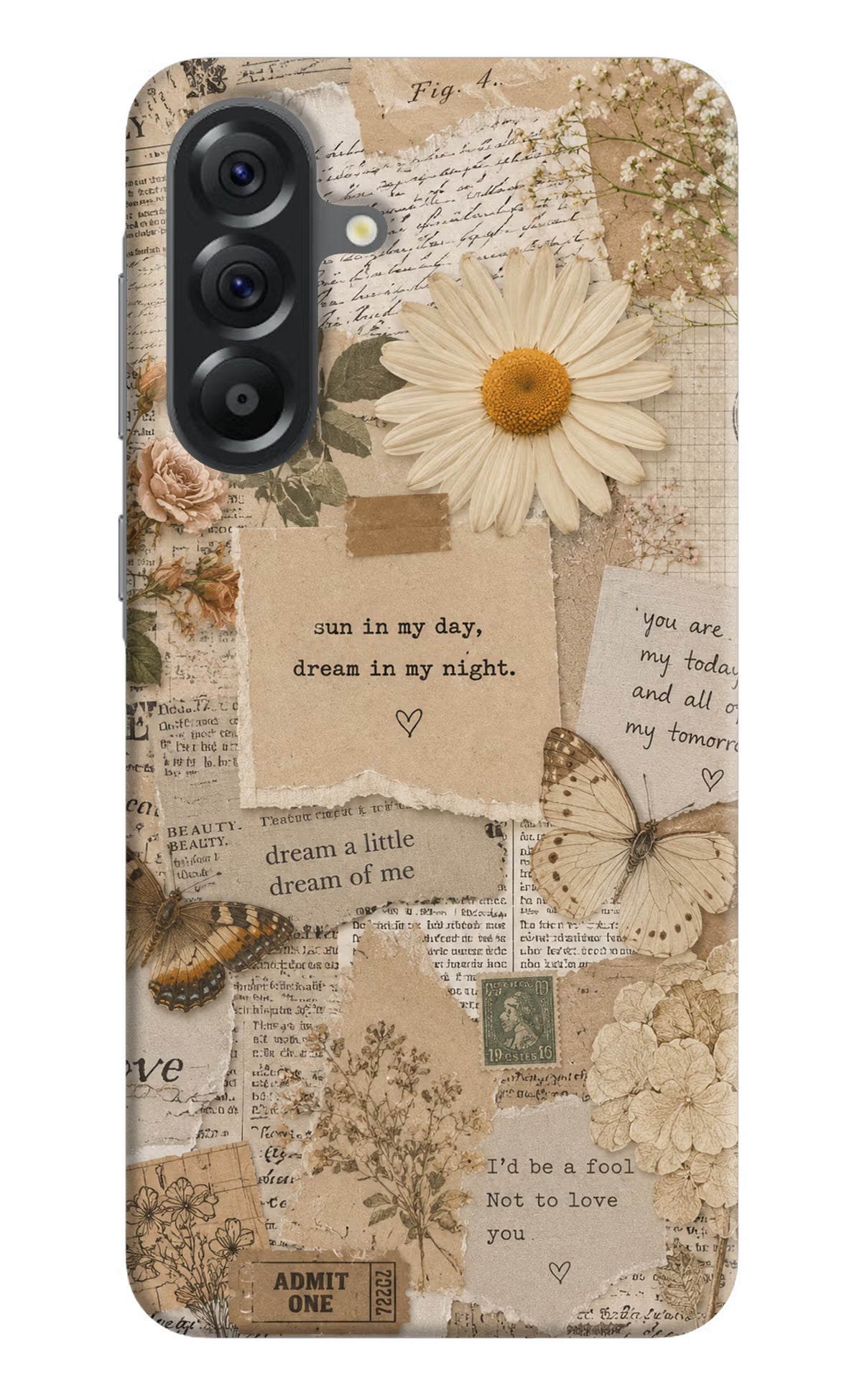 Vintage case Samsung A56 5G Back Cover