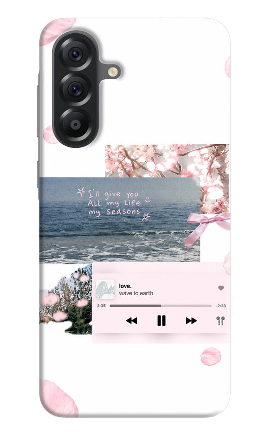 Wave to earth Samsung A56 5G Hard Case Back Cover by Casekaro