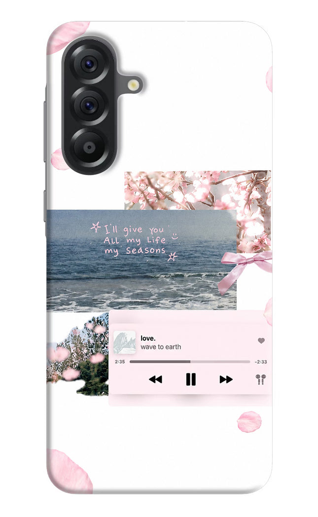Wave to earth Samsung A56 5G Hard Case Back Cover by Casekaro