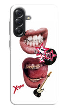 Rockstar Samsung A56 5G Hard Case Back Cover by Casekaro