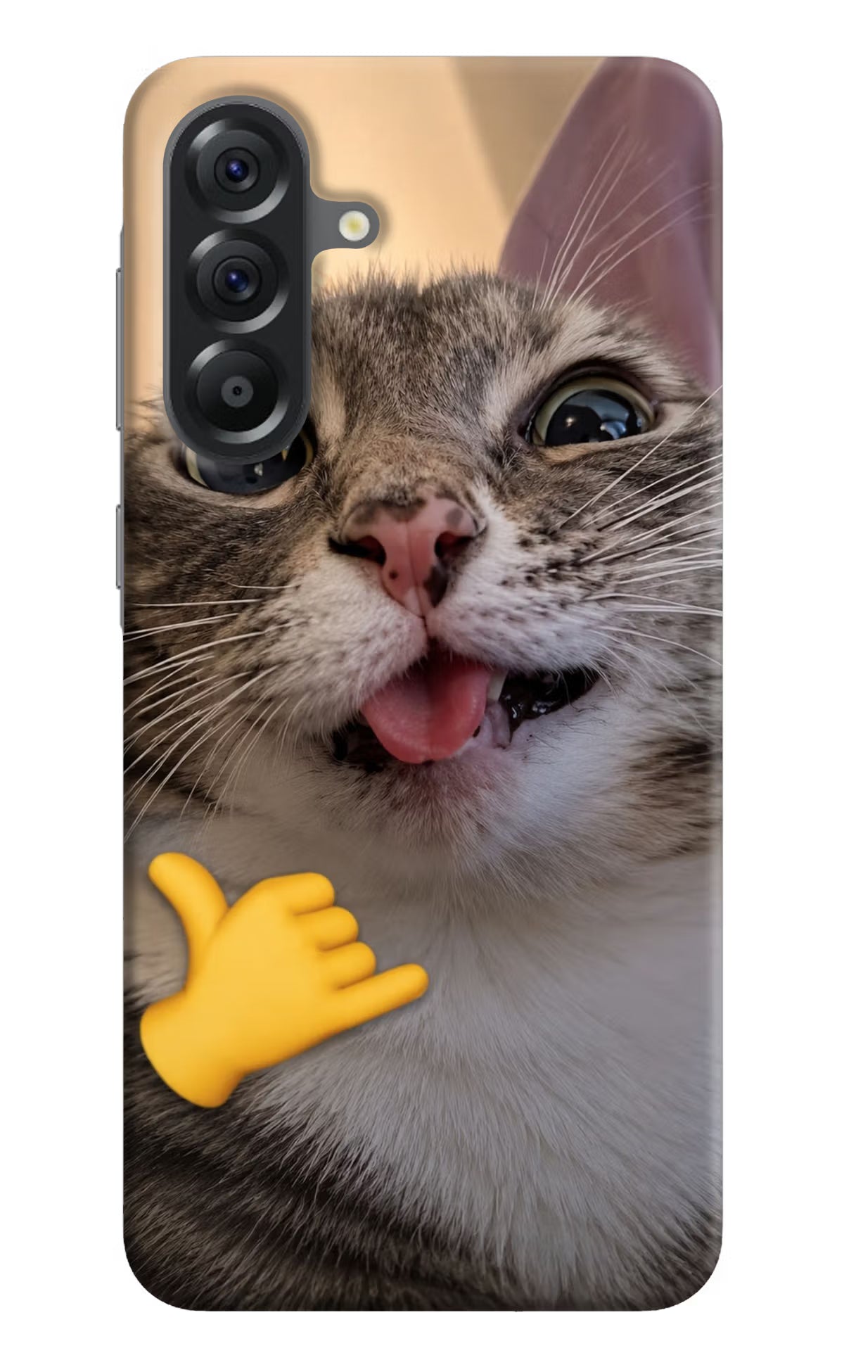 Silly Cat Call Samsung A56 5G Back Cover