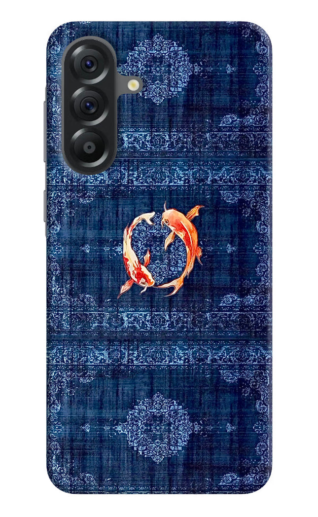 Koi Blue Samsung A56 5G Hard Case Back Cover by Casekaro