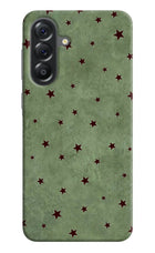 Green Stars Samsung A56 5G Hard Case Back Cover by Casekaro