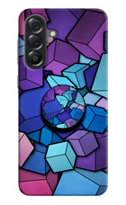 Cubic Abstract Samsung A56 5G Pop Case by Casekaro