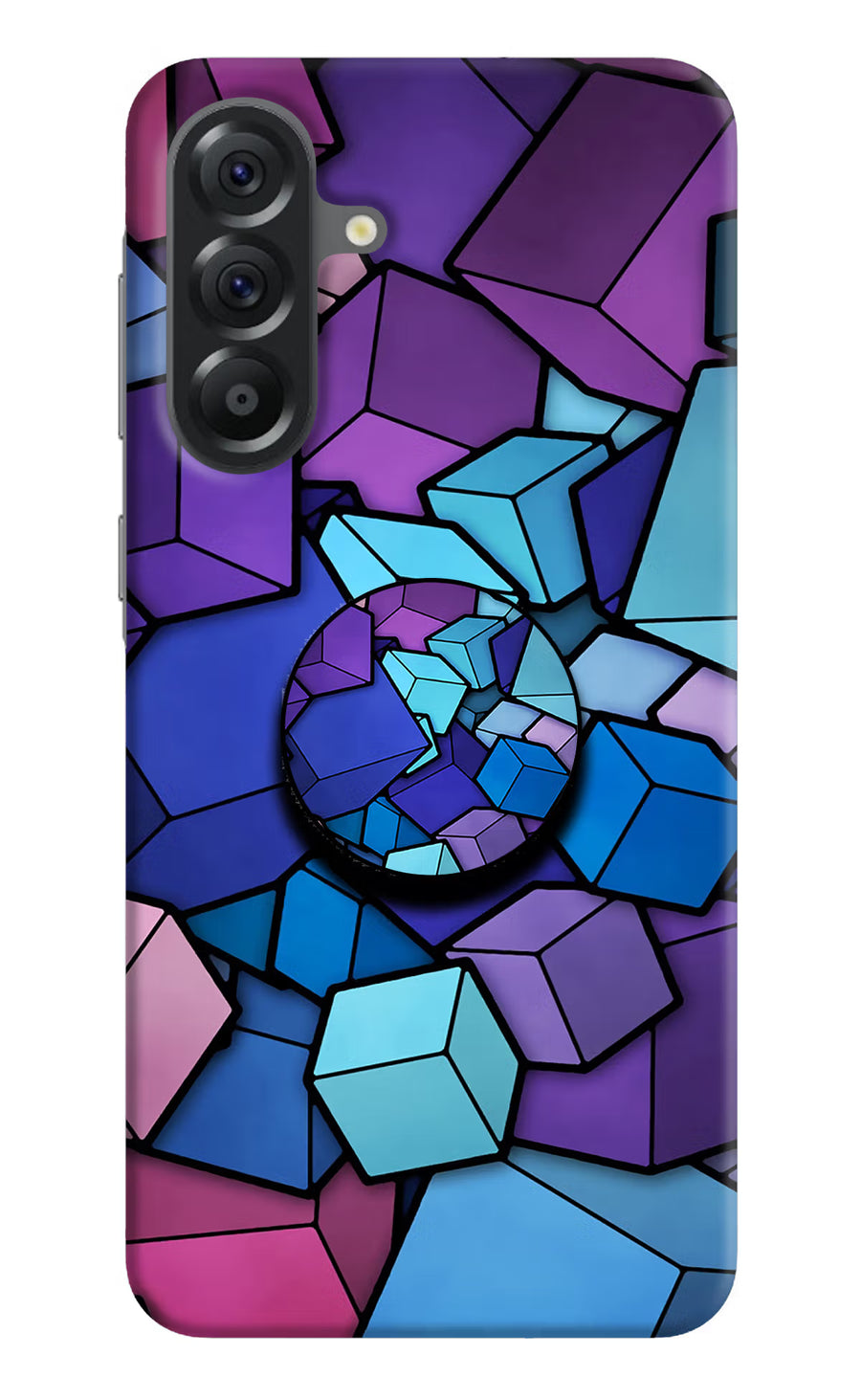 Cubic Abstract Samsung A56 5G Pop Case, Hard case