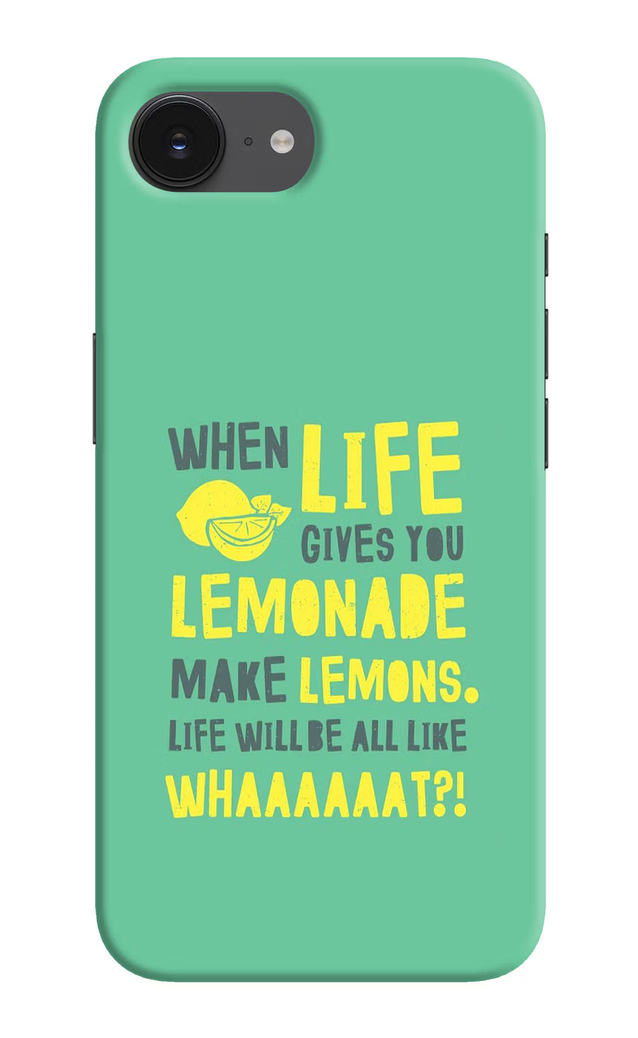 Quote iPhone 16e Back Cover, Hard case