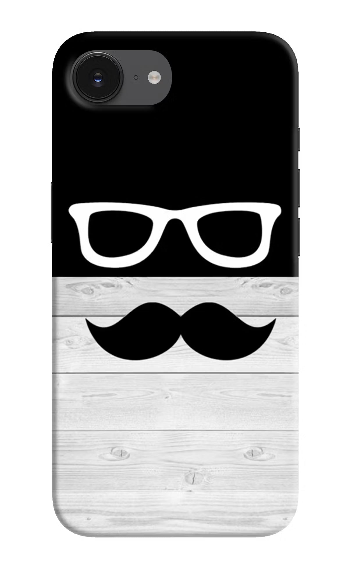 Mustache iPhone 16e Hard Case Back Cover by Casekaro