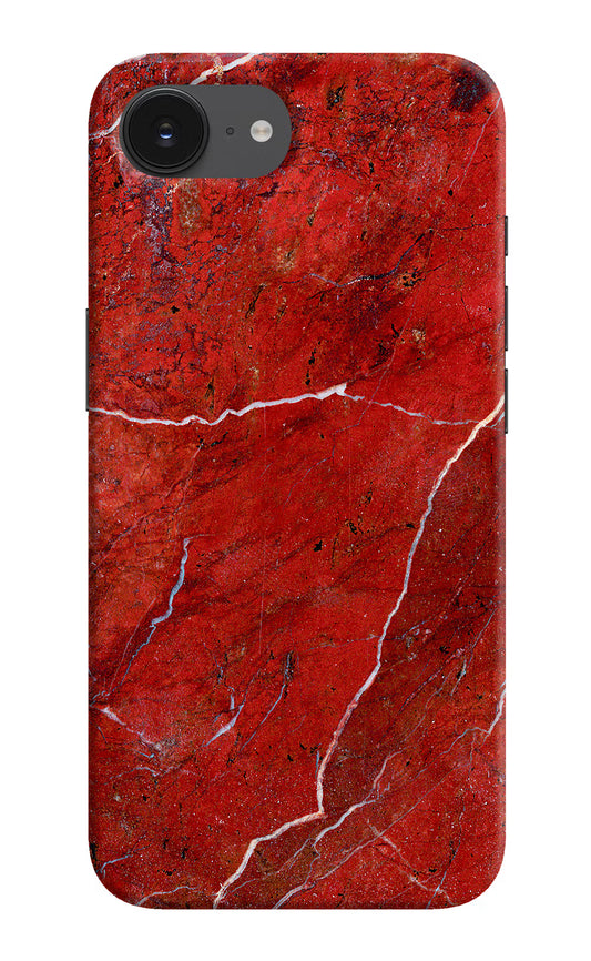 Red Marble Design iPhone 16e Hard Case Back Cover by Casekaro
