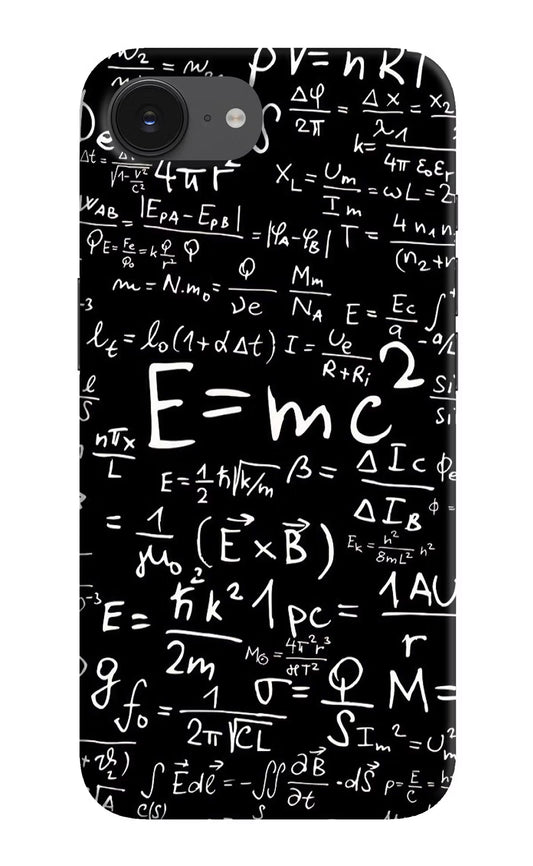 Physics Formula iPhone 16e Hard Case Back Cover by Casekaro