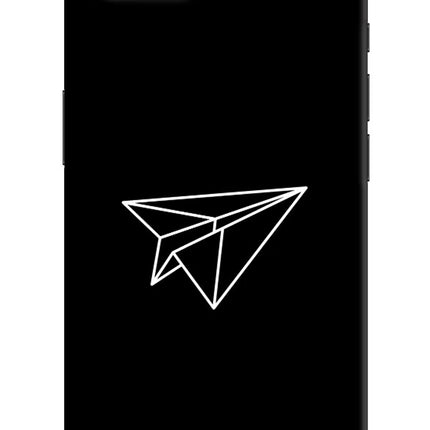 Paper Plane White iPhone 16e Hard Case Back Cover by Casekaro