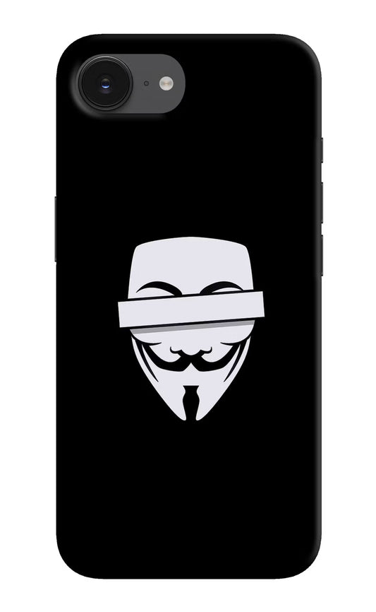 Anonymous Face iPhone 16e Hard Case Back Cover by Casekaro