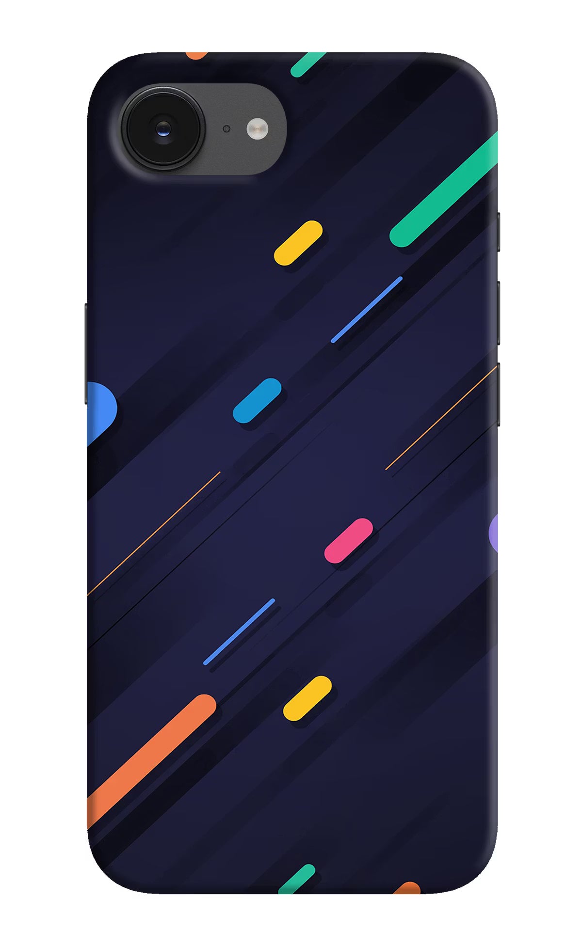 Abstract Design iPhone 16e Hard Case Back Cover by Casekaro