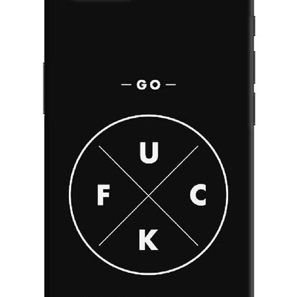 Go Fuck Yourself iPhone 16e Hard Case Back Cover by Casekaro