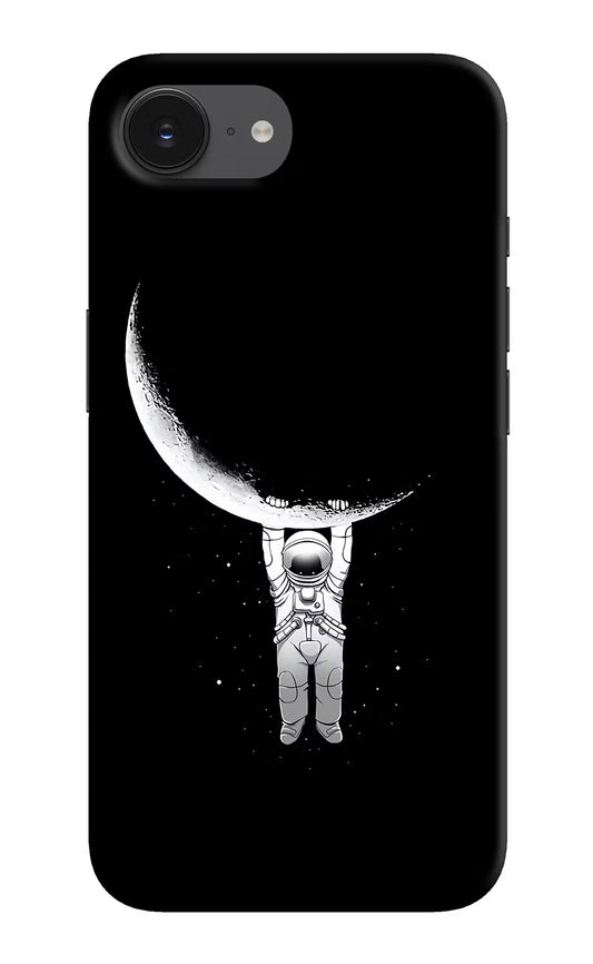 Moon Space iPhone 16e Hard Case Back Cover by Casekaro