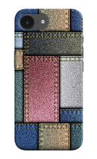 Multicolor Jeans iPhone 16e Hard Case Back Cover by Casekaro