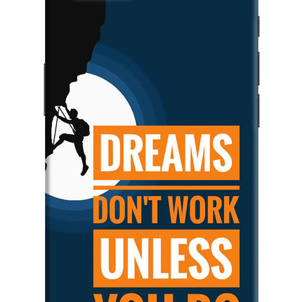 Dreams Don’T Work Unless You Do iPhone 16e Hard Case Back Cover by Casekaro