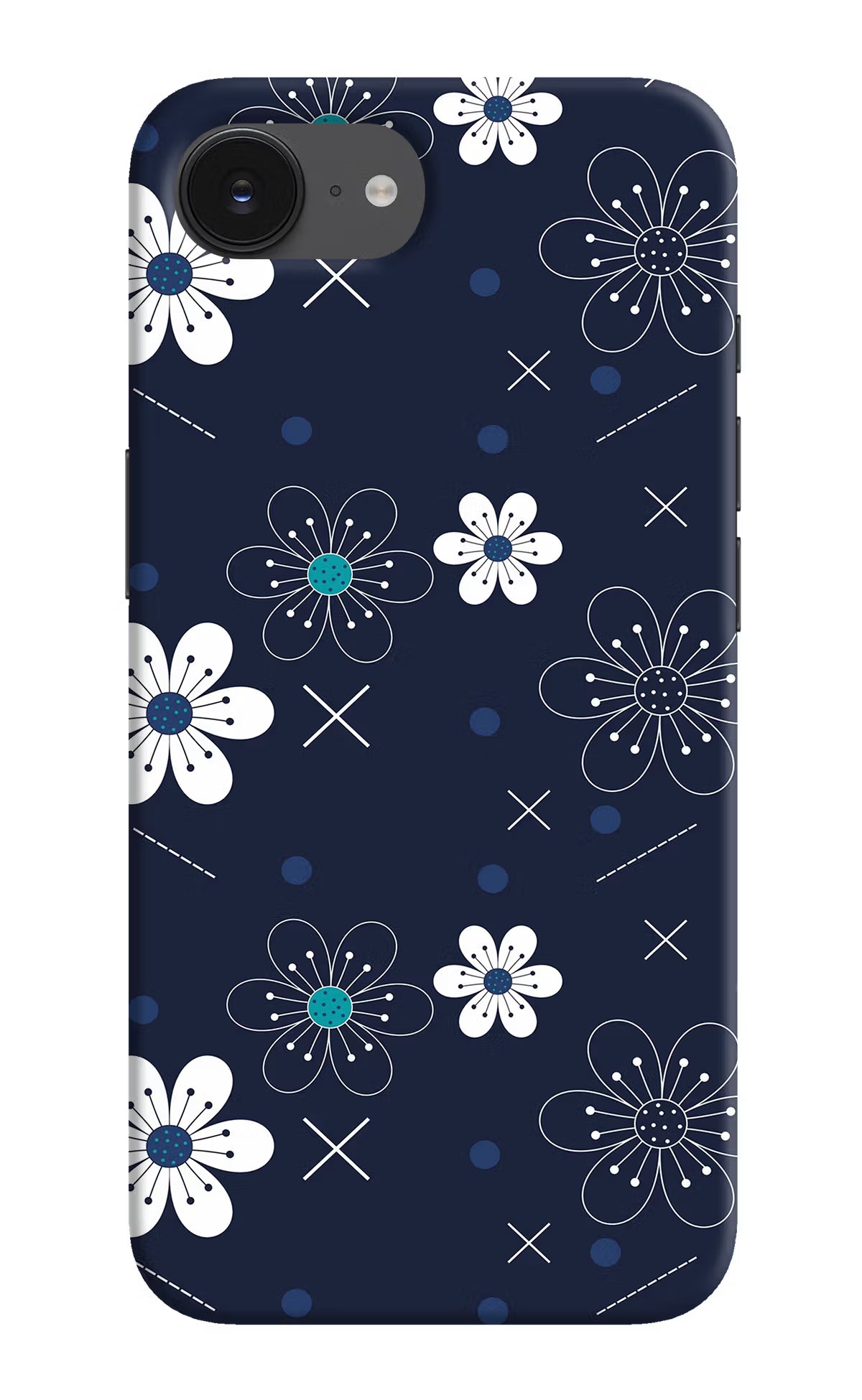 Flowers iPhone 16e Hard Case Back Cover by Casekaro