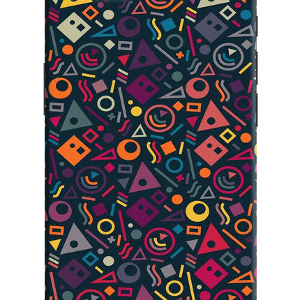 Geometric Abstract iPhone 16e Hard Case Back Cover by Casekaro