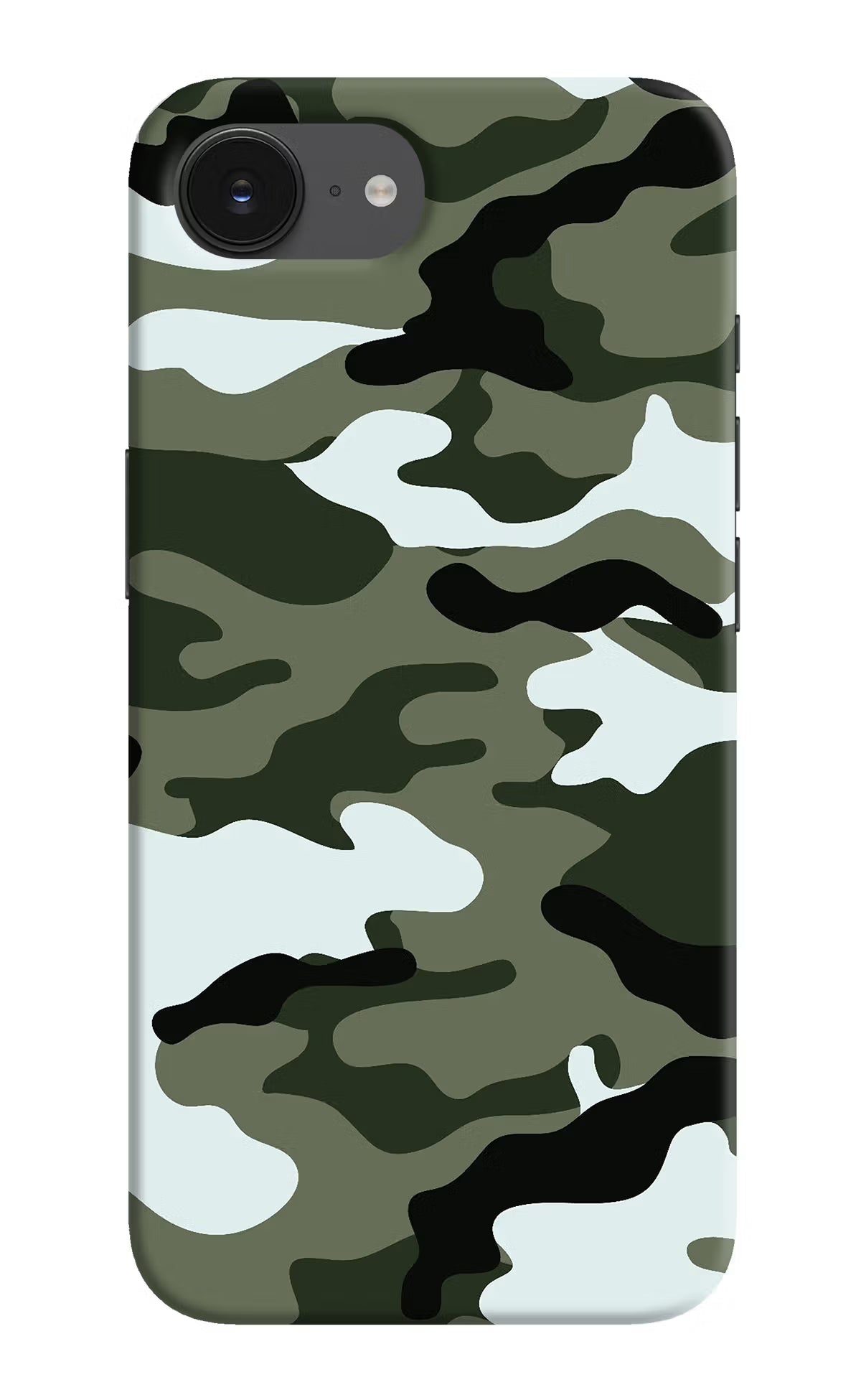 Camouflage iPhone 16e Hard Case Back Cover by Casekaro