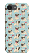 Pug Dog iPhone 16e Hard Case Back Cover by Casekaro