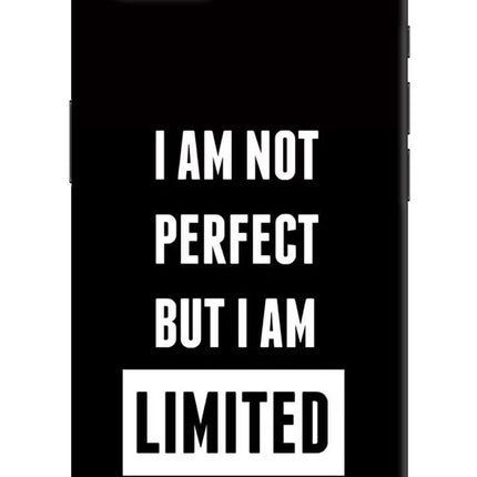 I Am Not Perfect But I Am Limited Edition iPhone 16e Hard Case Back Cover by Casekaro