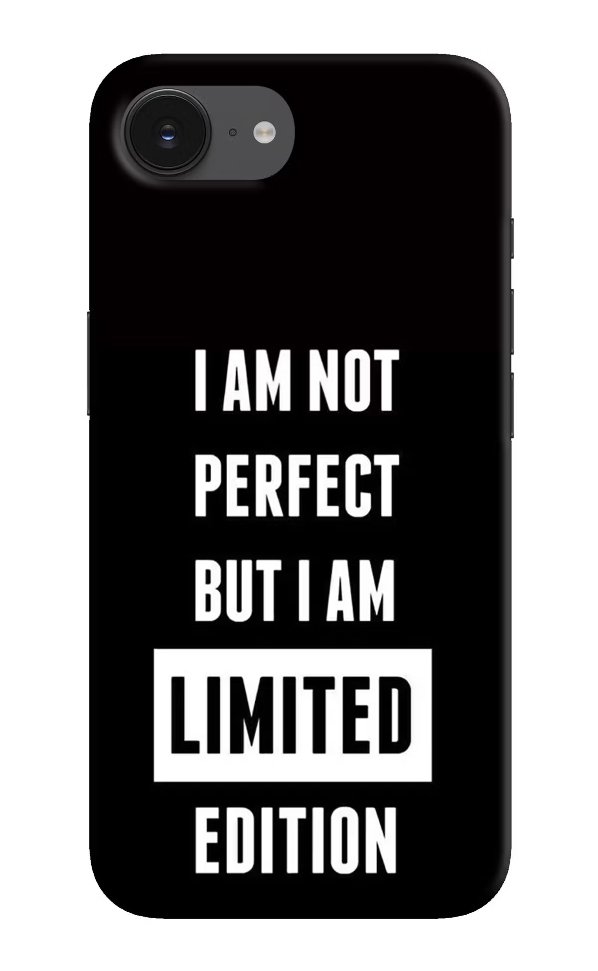 I Am Not Perfect But I Am Limited Edition iPhone 16e Hard Case Back Cover by Casekaro