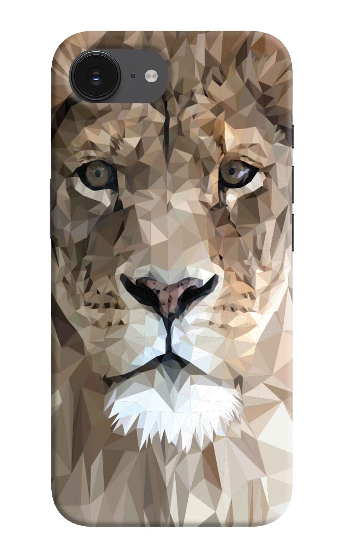 Lion Art iPhone 16e Hard Case Back Cover by Casekaro
