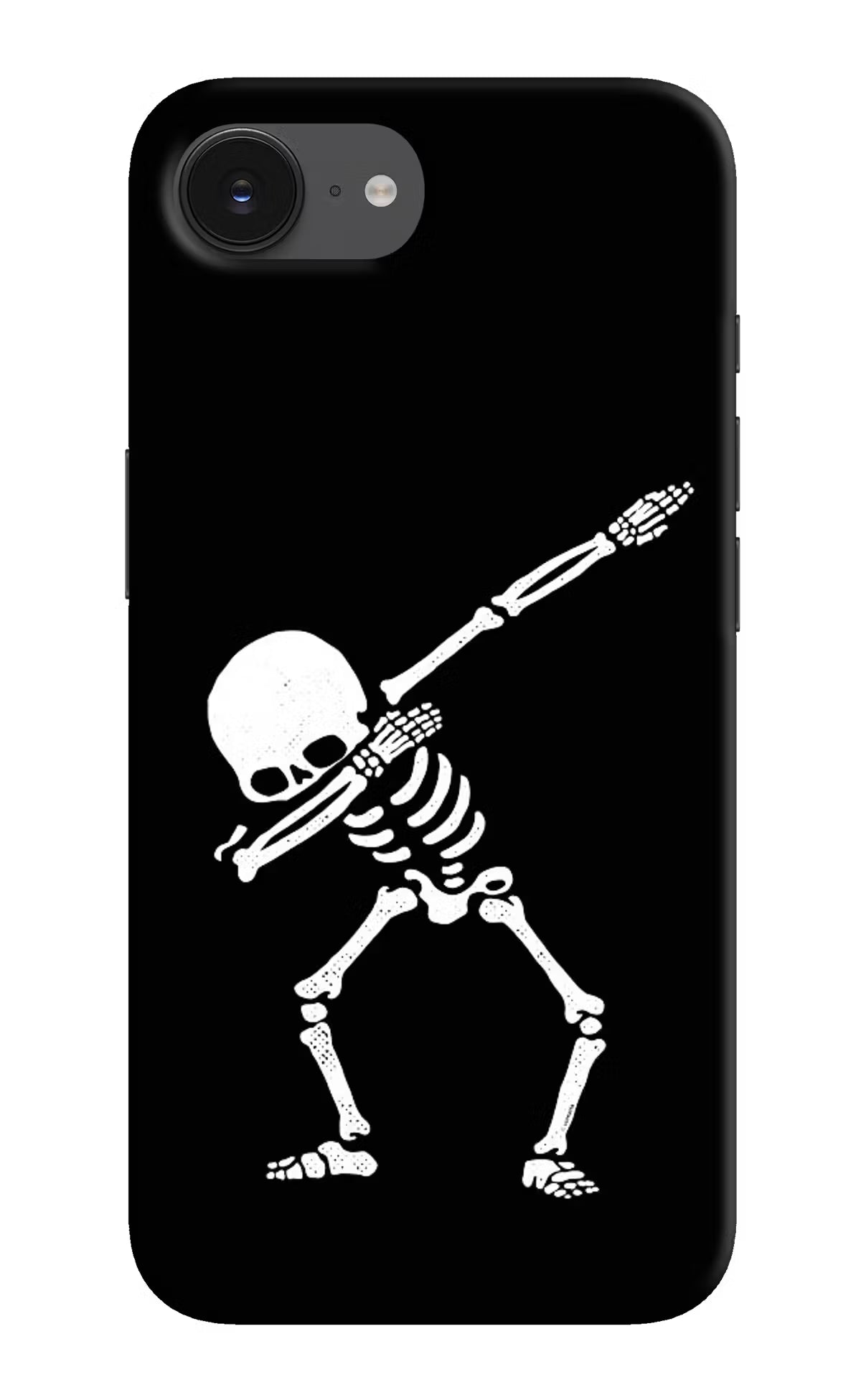 Dabbing Skeleton Art iPhone 16e Hard Case Back Cover by Casekaro