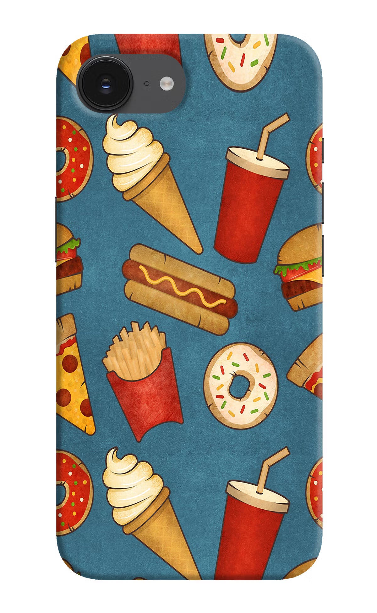 Foodie iPhone 16e Hard Case Back Cover by Casekaro