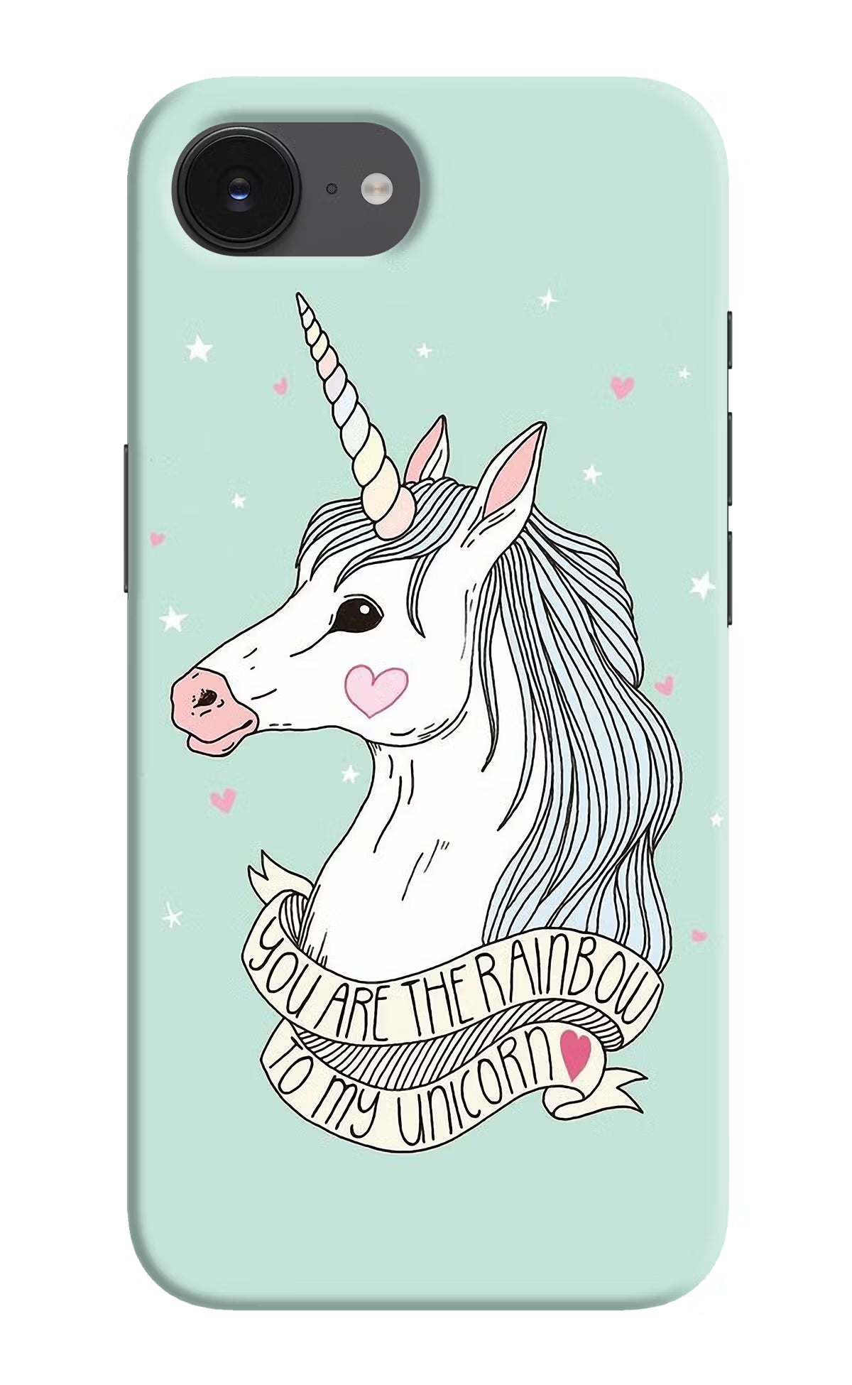 Unicorn Wallpaper iPhone 16e Hard Case Back Cover by Casekaro