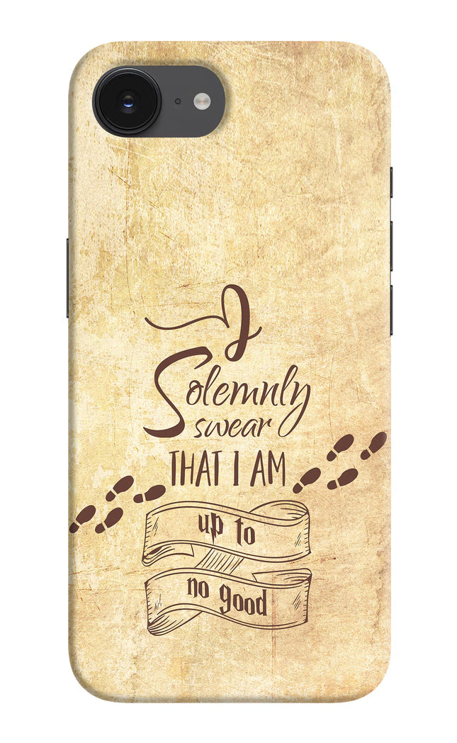 I Solemnly swear that i up to no good iPhone 16e Hard Case Back Cover by Casekaro