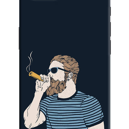 Smoking iPhone 16e Hard Case Back Cover by Casekaro