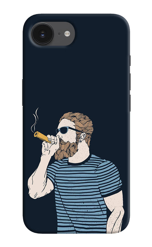 Smoking iPhone 16e Hard Case Back Cover by Casekaro