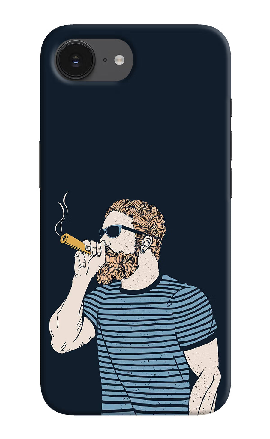 Smoking iPhone 16e Back Cover, Hard case