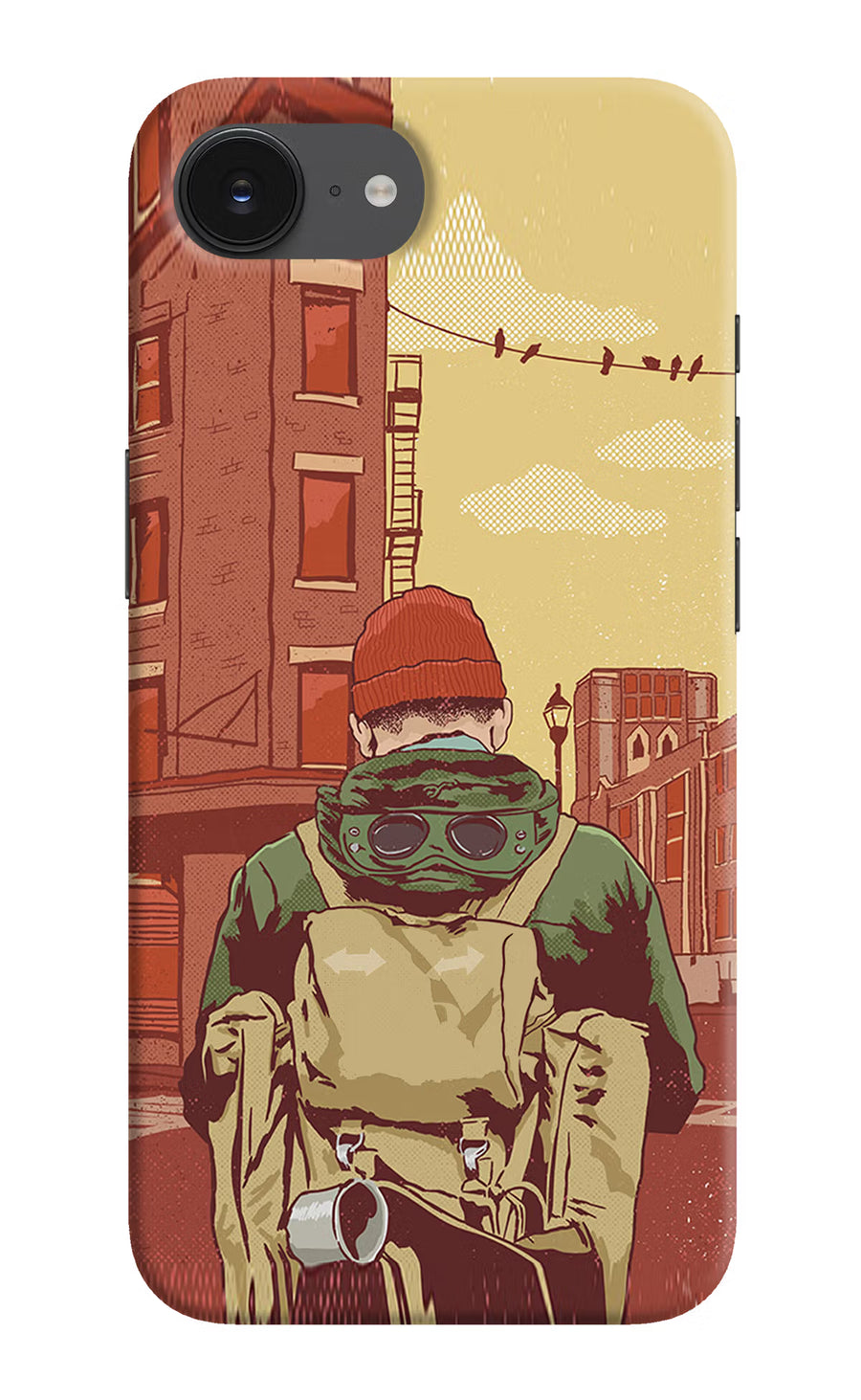 Adventurous iPhone 16e Back Cover, Hard case