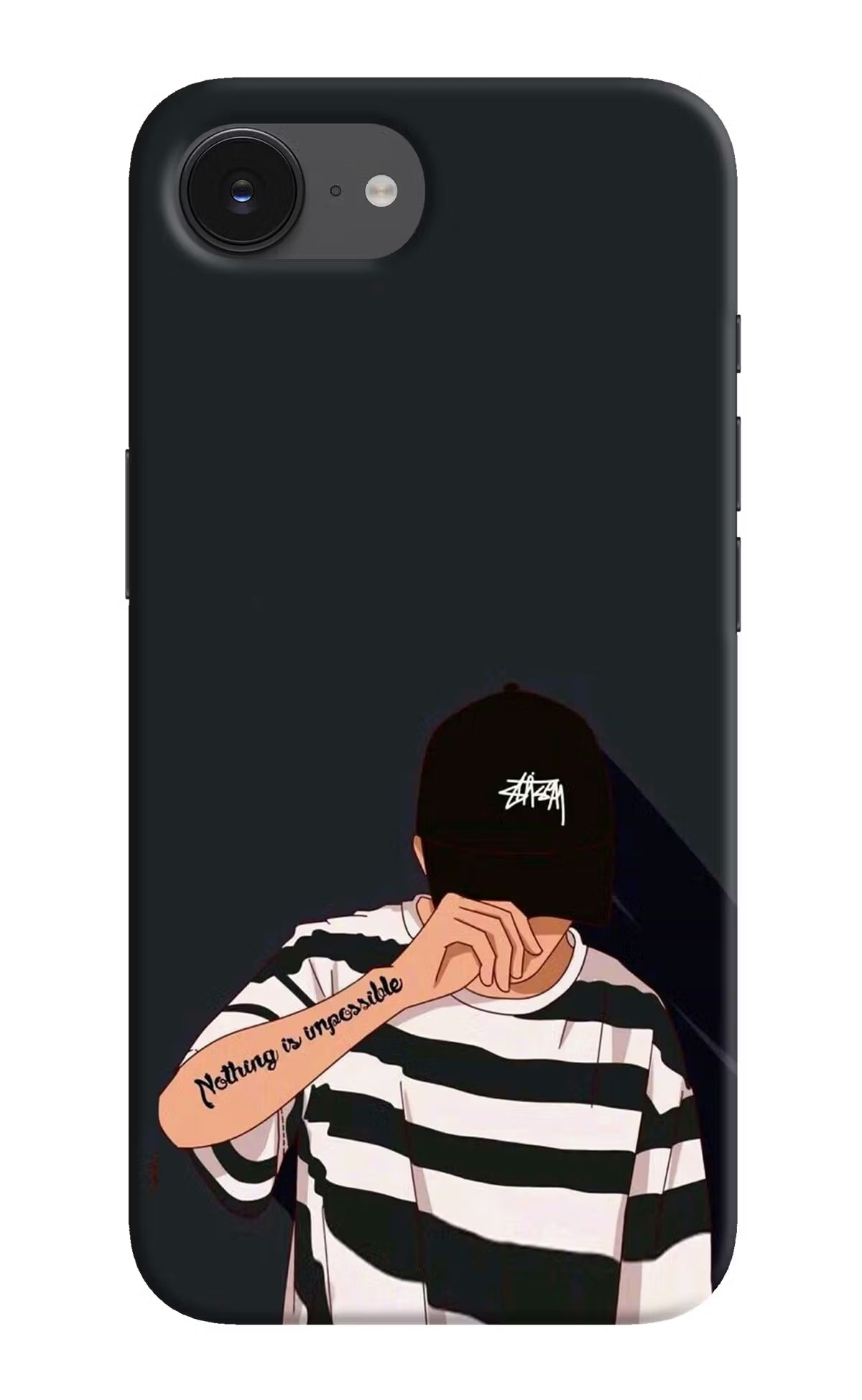 Aesthetic Boy iPhone 16e Hard Case Back Cover by Casekaro