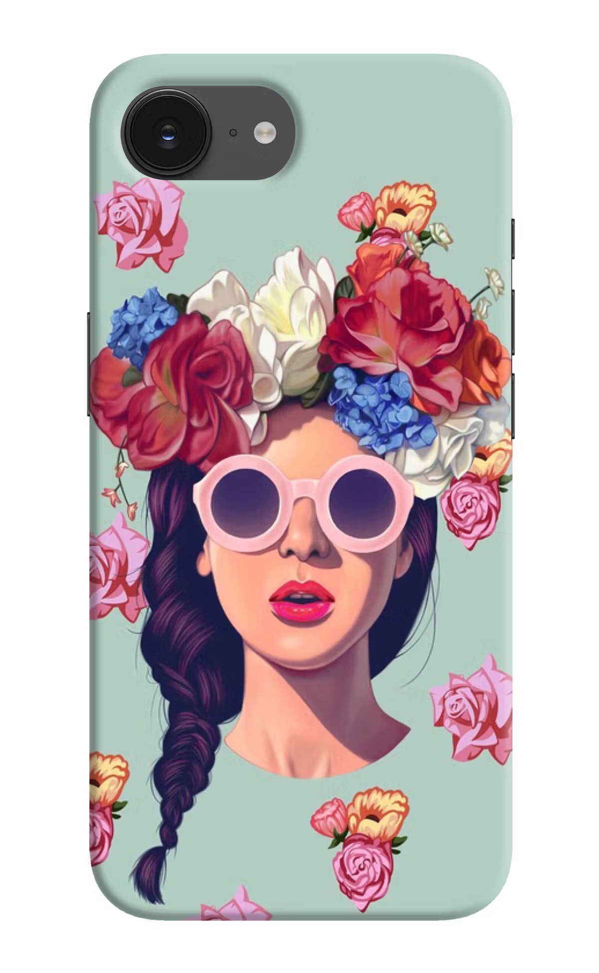 Pretty Girl iPhone 16e Hard Case Back Cover by Casekaro