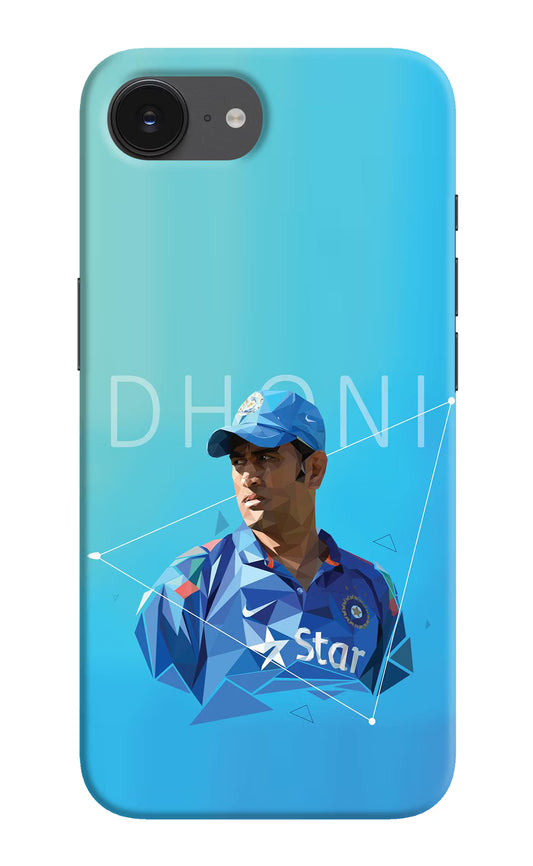 Dhoni Artwork iPhone 16e Hard Case Back Cover by Casekaro