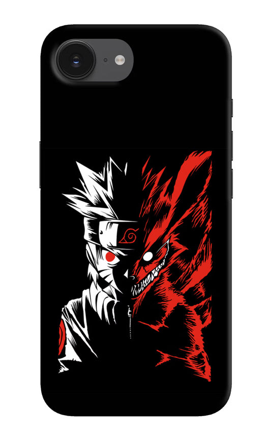 Naruto Two Face iPhone 16e Hard Case Back Cover by Casekaro