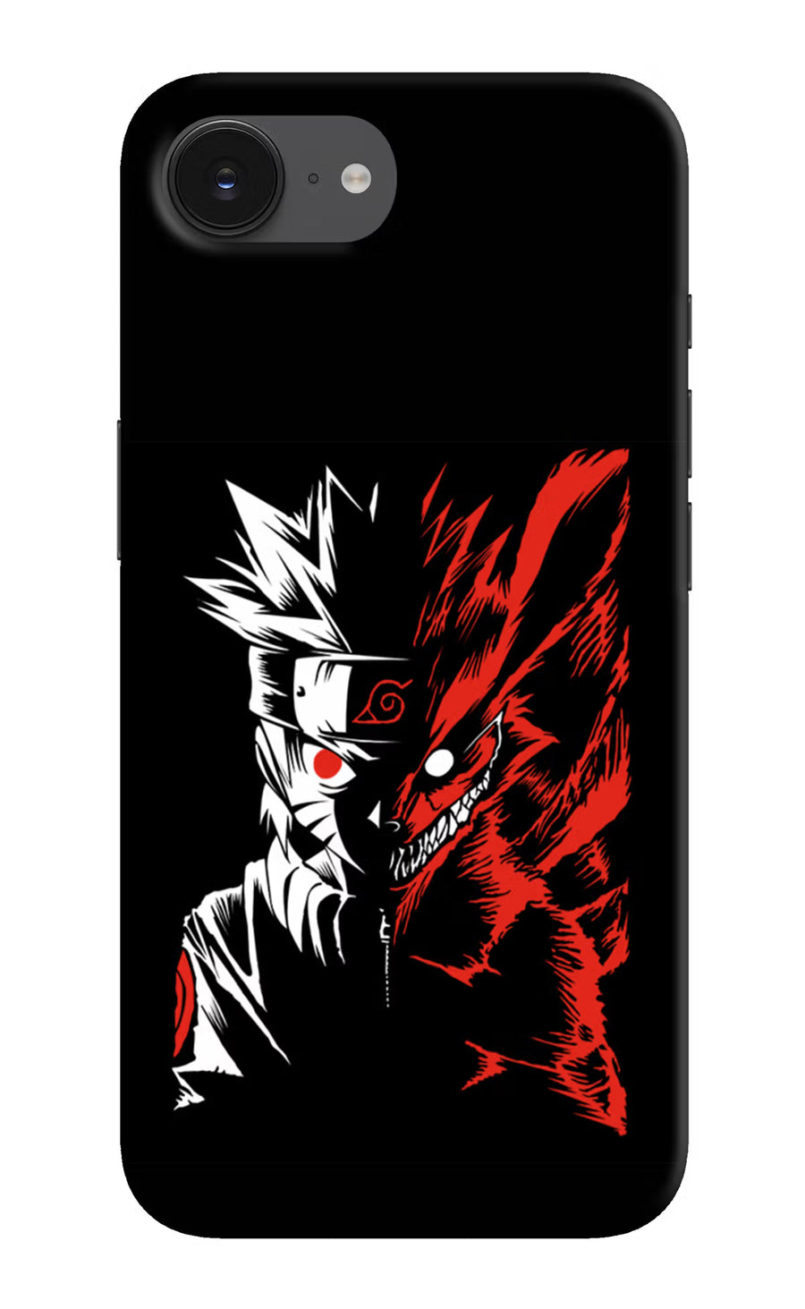 Naruto Two Face iPhone 16e Back Cover, Hard case