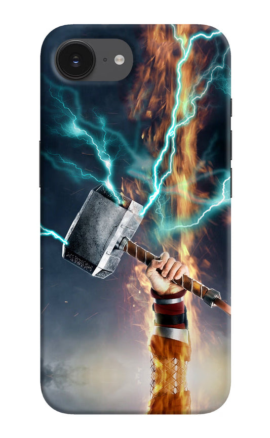 Thor Hammer Mjolnir iPhone 16e Hard Case Back Cover by Casekaro