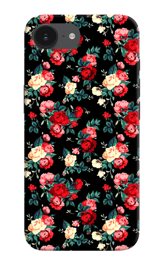 Rose Pattern iPhone 16e Hard Case Back Cover by Casekaro