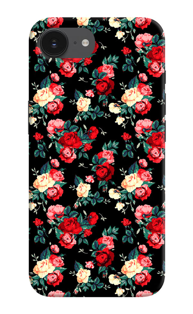 Rose Pattern iPhone 16e Hard Case Back Cover by Casekaro