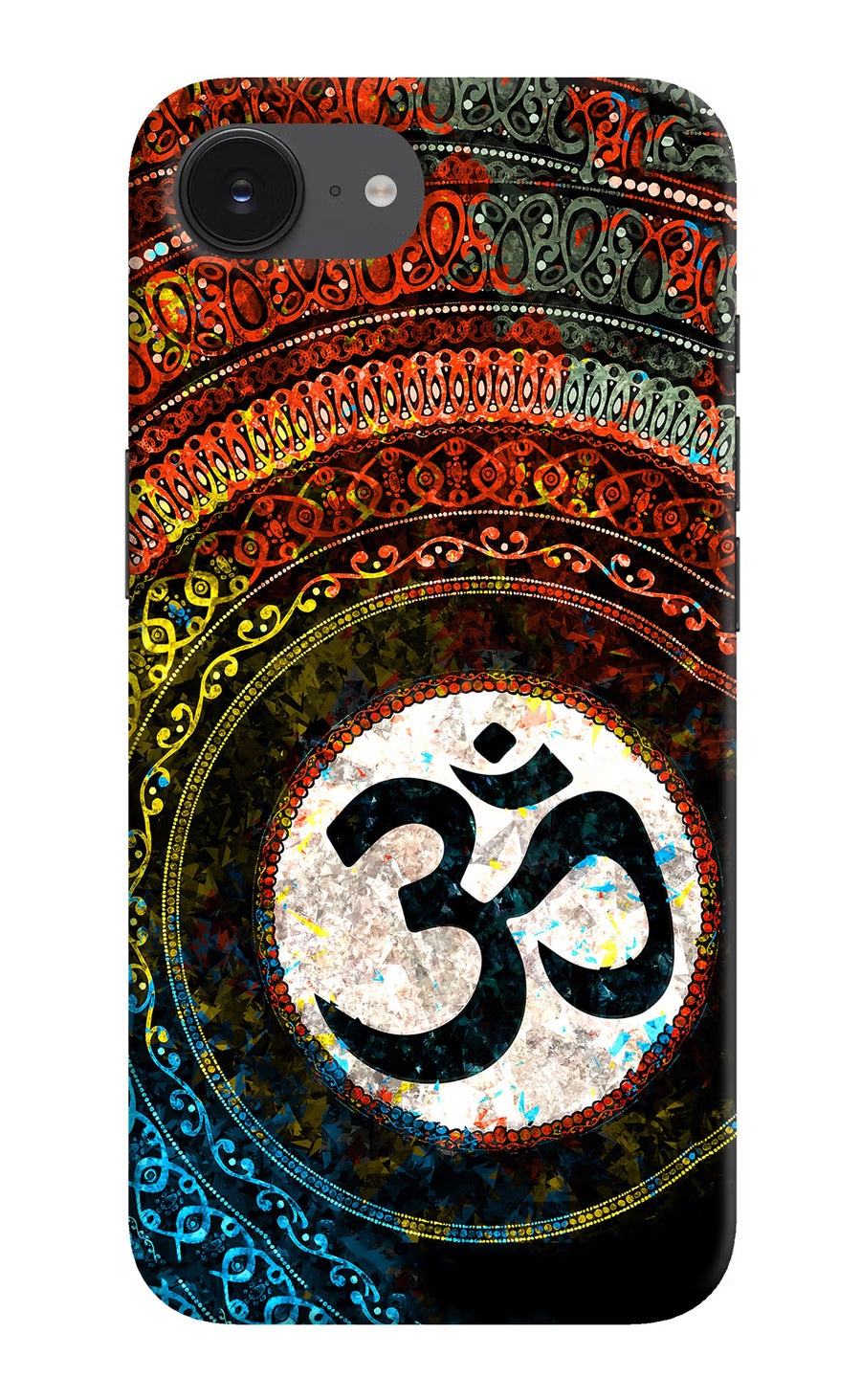 Om Cultural iPhone 16e Back Cover, Hard case