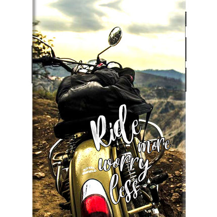 Ride More Worry Less iPhone 16e Hard Case Back Cover by Casekaro
