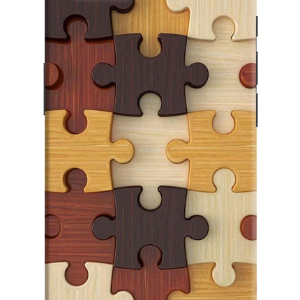 Wooden Puzzle iPhone 16e Hard Case Back Cover by Casekaro
